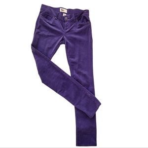 SO Purple/Blue Skinny Courderoy Pants ~ Size 7